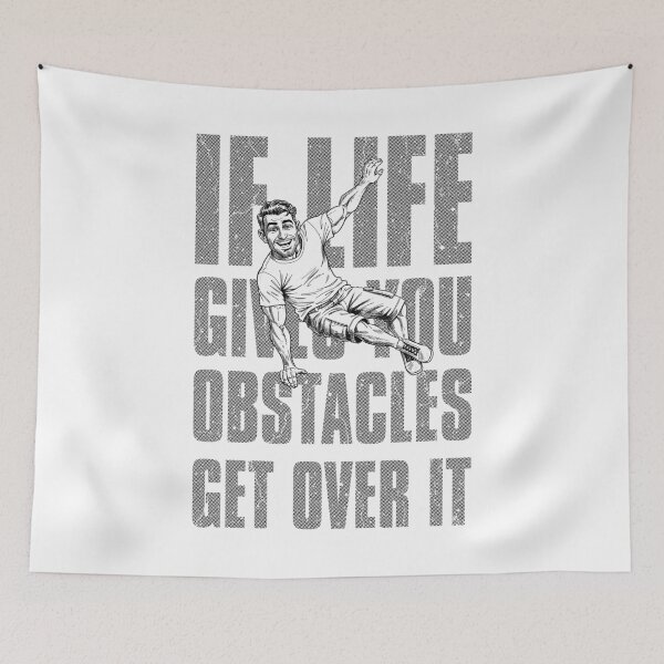 Item preview, Parkour Traceur If Life Gives You Obstacles Funny Jump designed and sold by GrandeDuc.