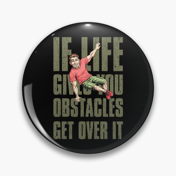 Item preview, Parkour Traceur If Life Gives You Obstacles Funny Jump designed and sold by GrandeDuc.