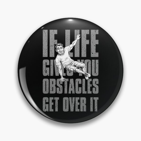 Item preview, Parkour Traceur If Life Gives You Obstacles Funny Jump designed and sold by GrandeDuc.