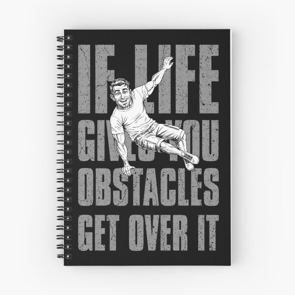 Item preview, Parkour Traceur If Life Gives You Obstacles Funny Jump designed and sold by GrandeDuc.