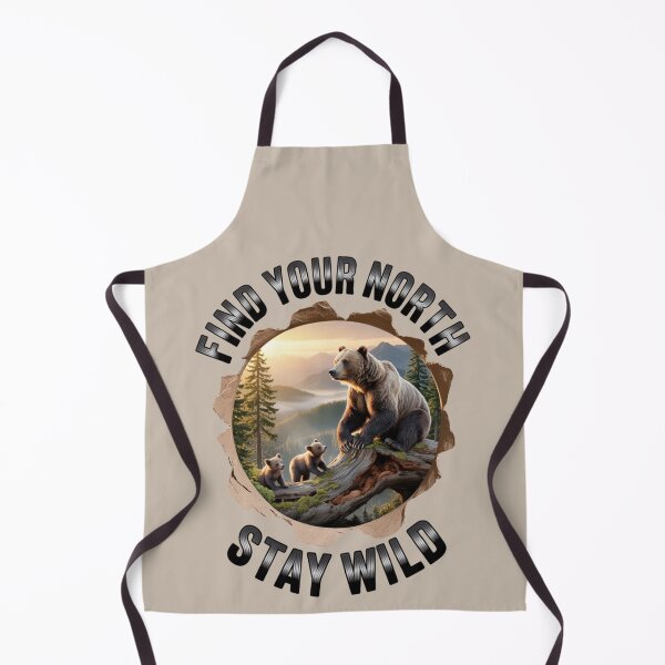 Item preview, bear family - hiking - camping - national park – bear adventure - scenic view - woodland - rustic - alpine - pacific northwest - canadian wilderness - leave no trace - protect the wild - bear country designed and sold by JansenGS.