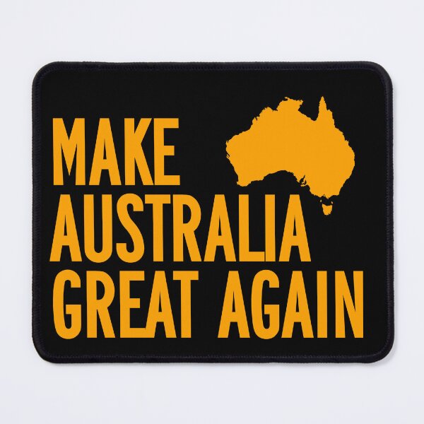 Item preview, Make Australia Great Again (MAGA) Map Gold designed and sold by Groovys-Goods.