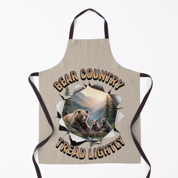 Item preview, bear family - hiking - camping - national park – bear adventure - scenic view - woodland - rustic - alpine - pacific northwest - canadian wilderness - leave no trace - protect the wild - bear country designed and sold by JansenGS.