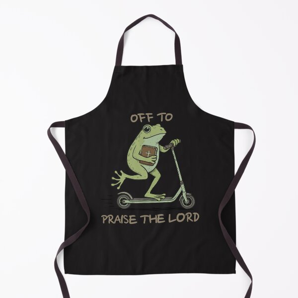 Item preview, Off To Praise The Lord Funny Christian Frog designed and sold by kiralynstration.
