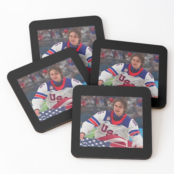 Item preview, Jack Hughes Usa Gold Hockey, Patriotic hockey, American Hockey Pride designed and sold by CLOUDYMOODS.