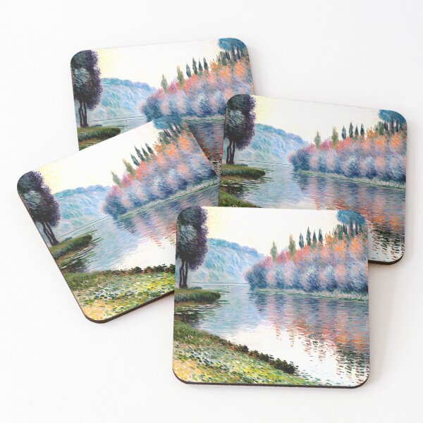 Item preview, Banks of the Seine at Genfosse designed and sold by artdesignsnow.