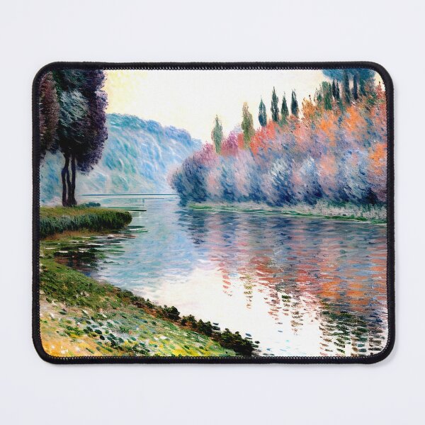 Item preview, Banks of the Seine at Genfosse designed and sold by artdesignsnow.