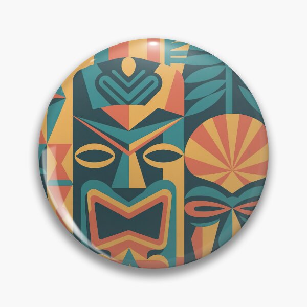 Item preview, Mid-Century Modern Tiki Art Print | Retro Atomic Polynesian Tropical Design designed and sold by Tamas Das.