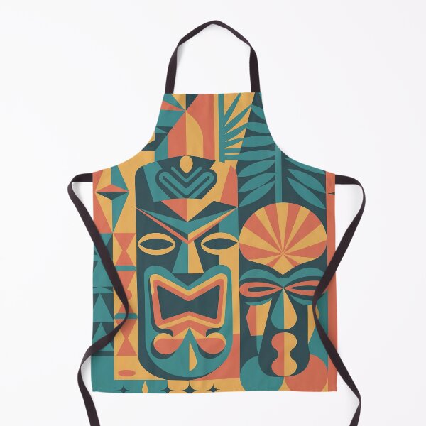 Item preview, Mid-Century Modern Tiki Art Print | Retro Atomic Polynesian Tropical Design designed and sold by Tamas Das.