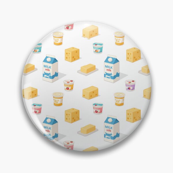 Item preview, Milk and Dairy Products Pattern Art designed and sold by PriyankaSonara.