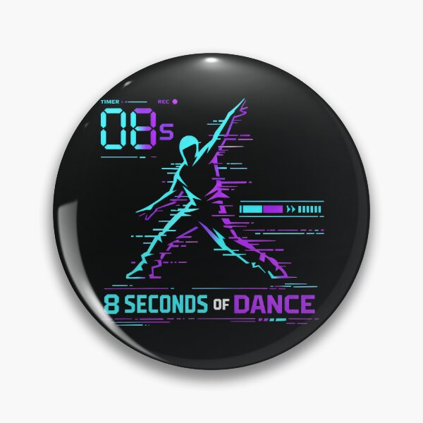 Item preview, 8 Seconds of Dance Neon Aesthetic Viral Trends designed and sold by SplashTastic.