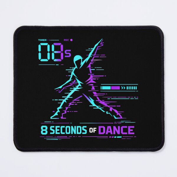 Item preview, 8 Seconds of Dance Neon Aesthetic Viral Trends designed and sold by SplashTastic.