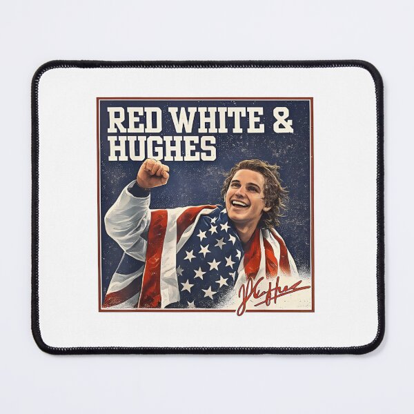 Item preview, Jack Hughes Usa Gold Hockey, Patriotic hockey, American Hockey Pride designed and sold by CLOUDYMOODS.