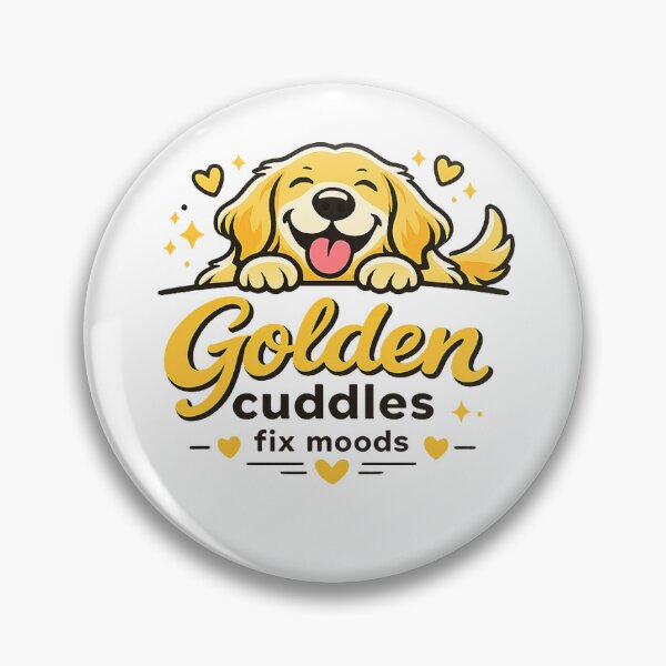 Item preview, Golden Cuddles Fix Moods Golden Retriever Gift designed and sold by WildVista.