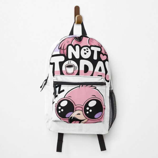 Item preview, Not Today ? – Tired Sassy Flamingo Kawaii Sticker & Tee designed and sold by Ashley critters.