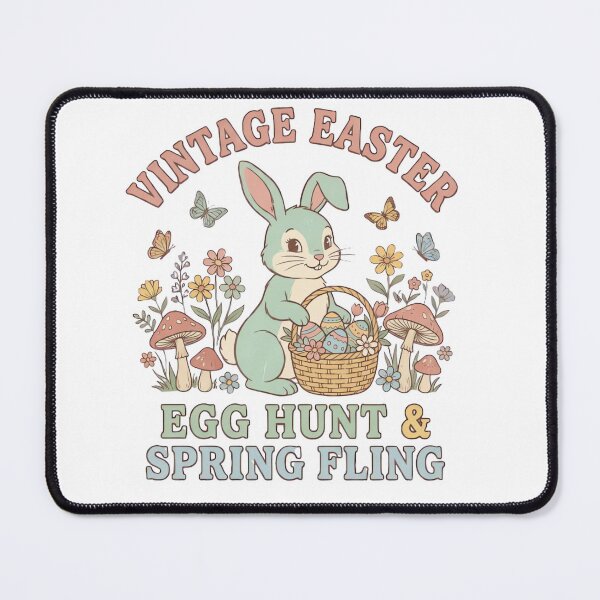 Item preview, Vintage Easter Egg Hunt & Spring Fling Bunny designed and sold by urbinet.