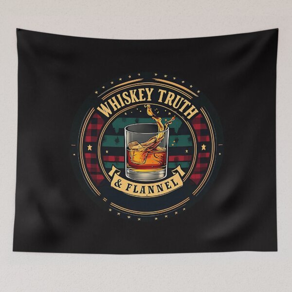 Item preview, Whiskey Truth And Flannel designed and sold by Amrzi.