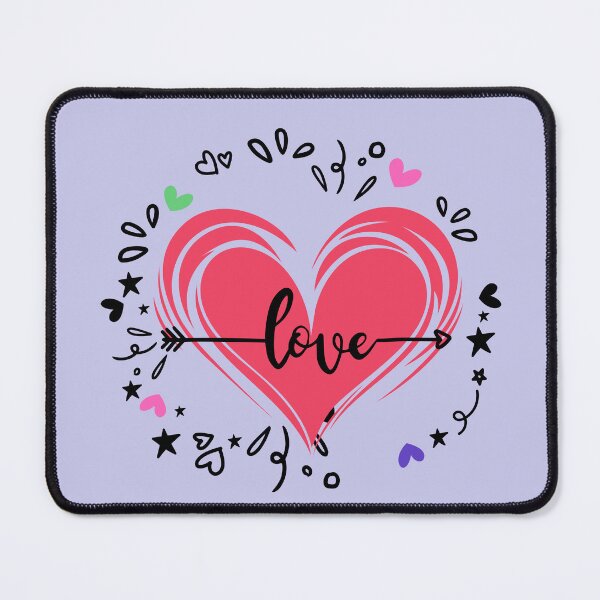 Item preview, Love Arrow Heart - Romantic Multi-Color Valentine Graphic designed and sold by PACS0011.