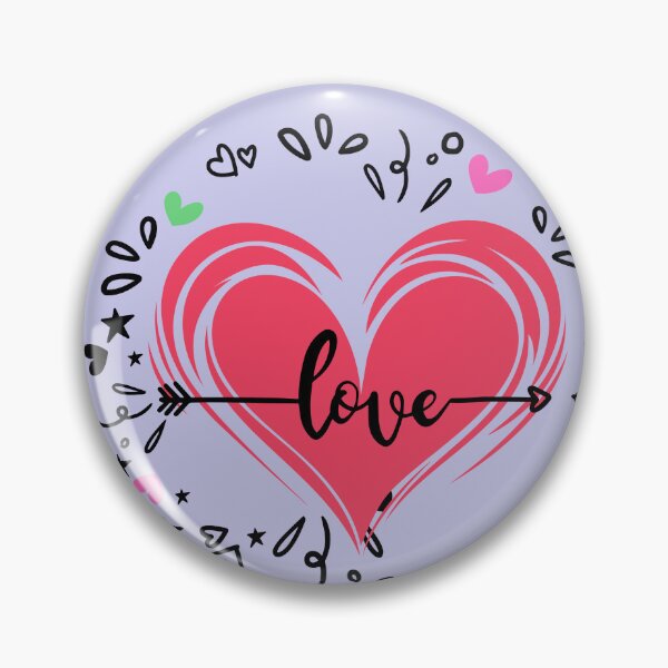 Item preview, Love Arrow Heart - Romantic Multi-Color Valentine Graphic designed and sold by PACS0011.