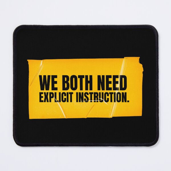 Item preview, We both need explicit instruction - Duo Living Humor designed and sold by Wow.Monique.