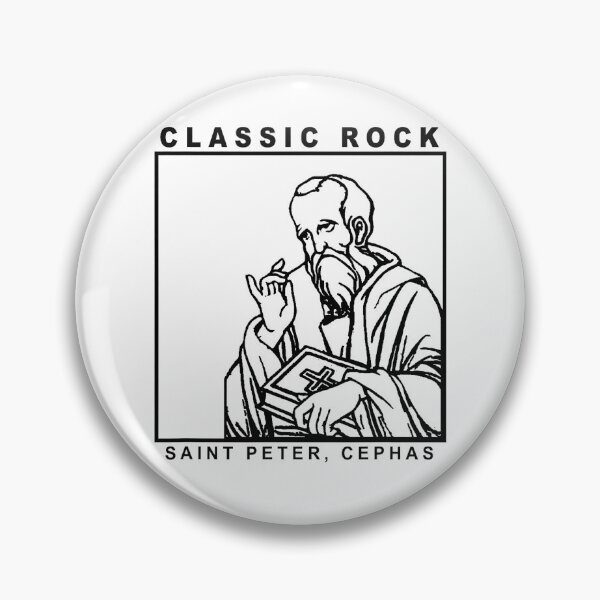 Item preview, Saint Peter Classic Rock Catholic Vibe Petros Upon This Rock designed and sold by eloisestewart.