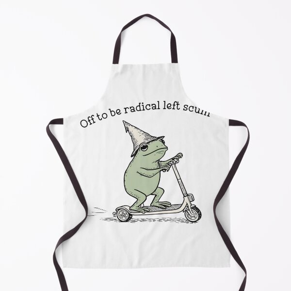 Item preview, Vintage Off To Be Radical Left Scum Frog designed and sold by SKULLS4INT.
