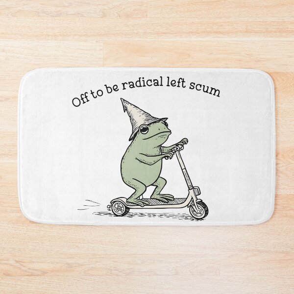 Item preview, Vintage Off To Be Radical Left Scum Frog designed and sold by SKULLS4INT.