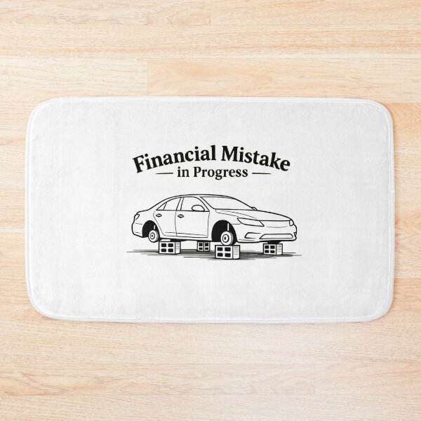 Item preview, Financial Mistake In Progress Funny Car Lover designed and sold by Pawsome Quotes.