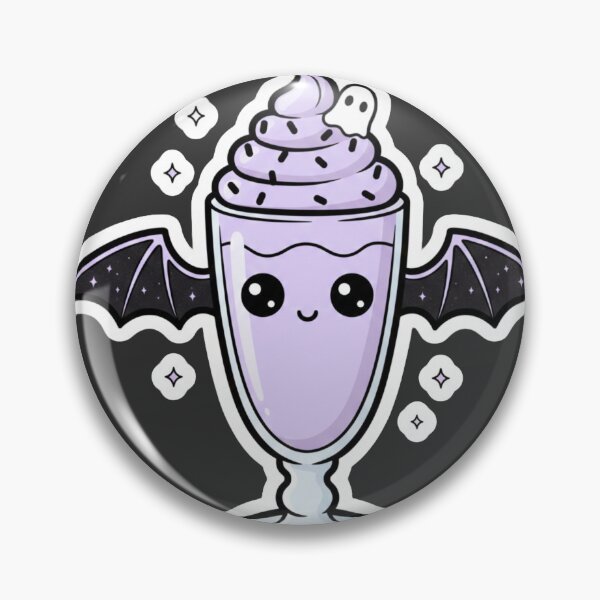 Item preview, Cute Vampire Milkshake with Bat Wings designed and sold by Modavedrake.