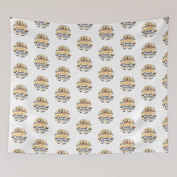 Item preview, Golden Heart Big Mess Golden Retriever Gift designed and sold by WildVista.