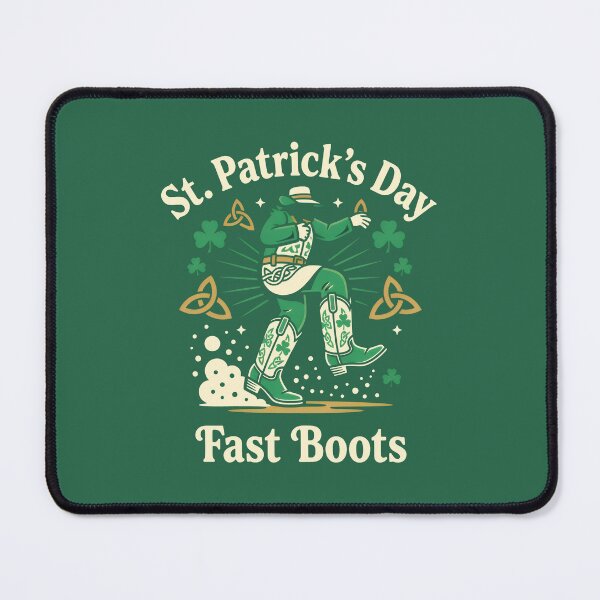 Item preview, Lucky St Patrick's Day Fast Boots Irish Heritage designed and sold by SplashTastic.