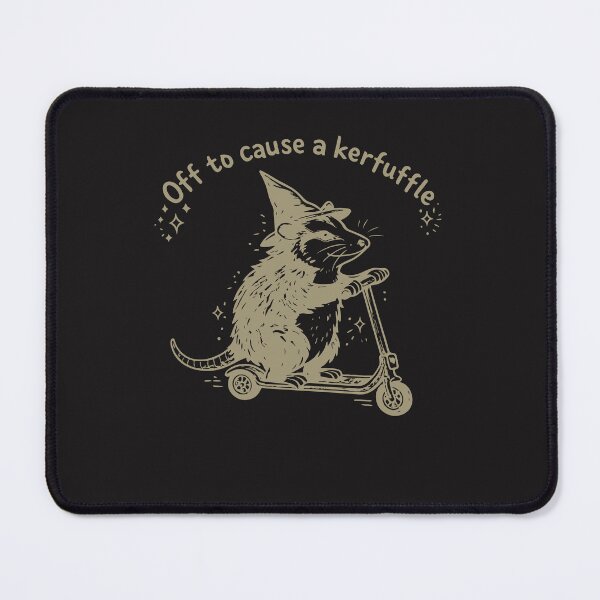 Item preview, Off To Cause A Kerfuffle Funny Witch Rat Meme Design designed and sold by kiralynstration.