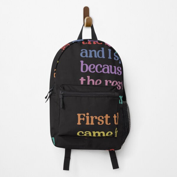 Item preview, First They Came For The Immigrants Funny Activist Quote Design designed and sold by kiralynstration.