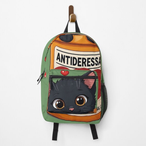 Item preview, Purr-scription for Happiness" Kitten Antidepressant Illustration designed and sold by sanorastyle.