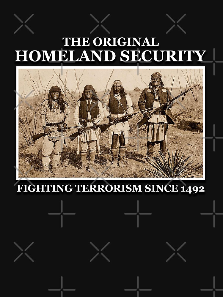 Thumbnail 7 von 7, Classic T-Shirt, Das Original Homeland Security Novelty Native American Geschenk designt und verkauft von red9991.