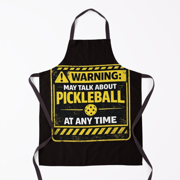 Item preview, Funny Pickleball Dad Gift – Warning May Talk About Pickleball – Humorous Father Player Design designed and sold by Pickleball-Gift.