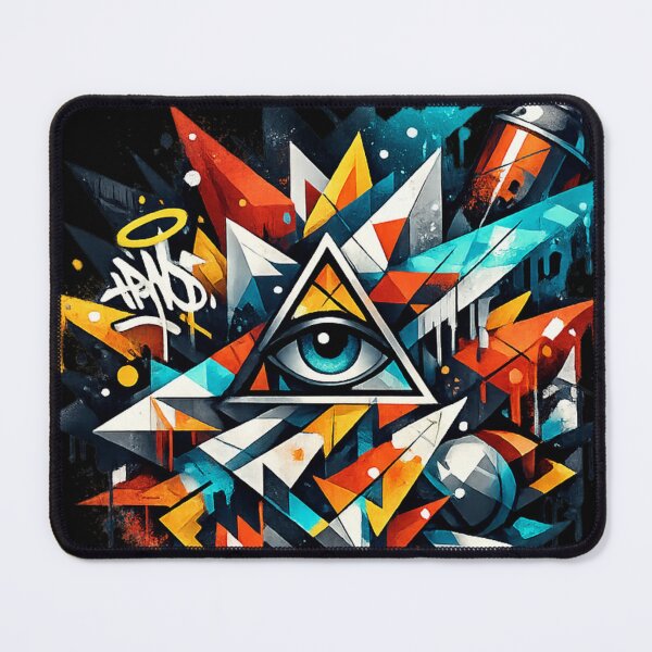 Item preview, All-Seeing Eye Graffiti. designed and sold by HubiUrbanStudio.