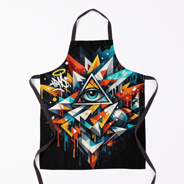 Item preview, All-Seeing Eye Graffiti. designed and sold by HubiUrbanStudio.