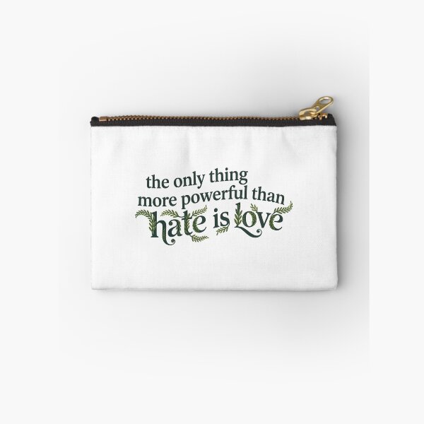 Item preview, Love Over Hate Botanical Typography designed and sold by zzz888.