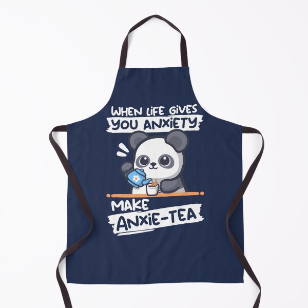 Item preview, Anxie-tea Panda - Funny Kawaii Anxiety Pun for Tea Lovers designed and sold by NemiMakeit.