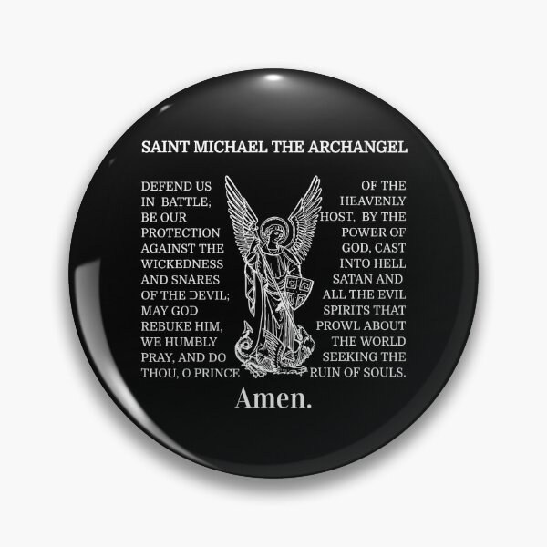 Item preview, Saint St Michael Prayer T-Shirt Catholic Archangel Christian designed and sold by eloisestewart.