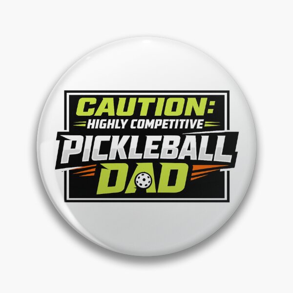 Item preview, Funny Pickleball Dad Gift – Caution Highly Competitive Pickleball Dad – Tournament Father Humor Design designed and sold by Pickleball-Gift.
