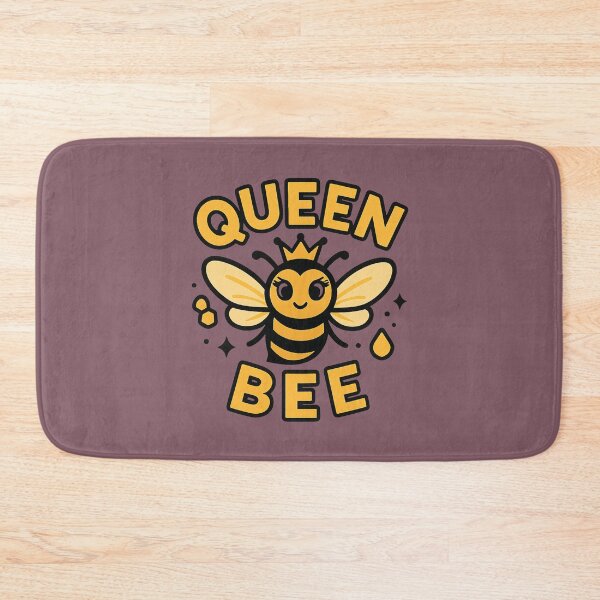 Item preview, Cute Queen Bee Cartoon with Crown designed and sold by OwnYourMood.