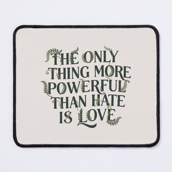 Item preview, Love Over Hate Botanical Statement Art designed and sold by zzz888.