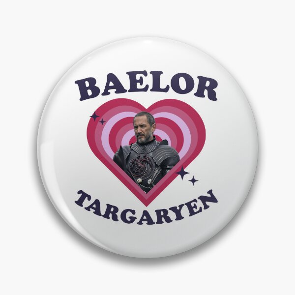 Item preview, Baelor Targaryen retro heart designed and sold by HughIeas.