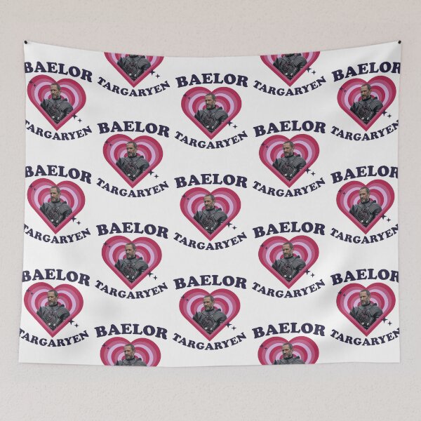 Item preview, Baelor Targaryen retro heart designed and sold by HughIeas.