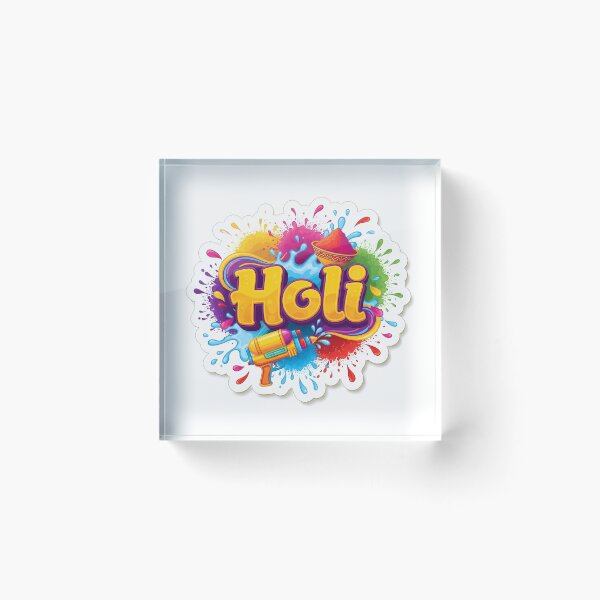 Item preview, Minimalist Holi Festival Symbols Icon designed and sold by ArtdesignsA.