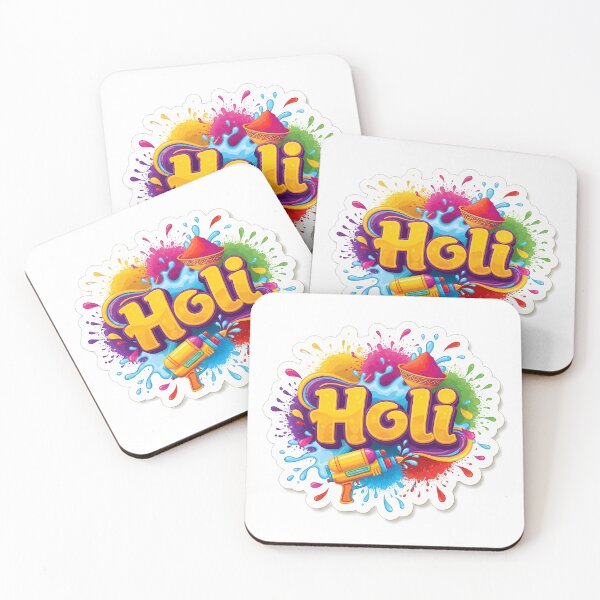 Item preview, Minimalist Holi Festival Symbols Icon designed and sold by ArtdesignsA.