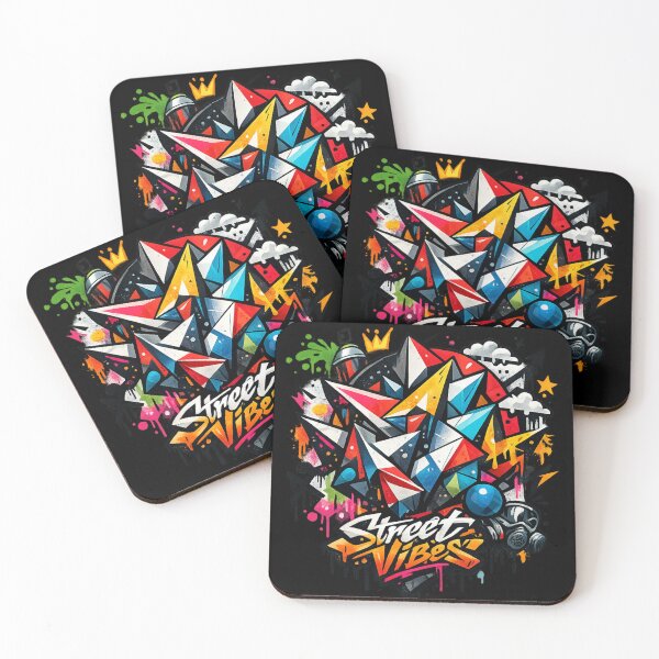 Item preview,  Street Vibes Abstract 3D graffiti. designed and sold by HubiUrbanStudio.