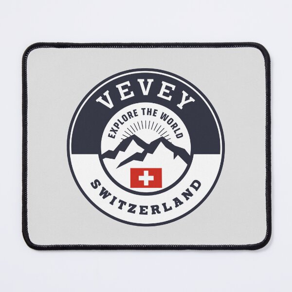 Item preview, Vevey Switzerland Black and White Crest designed and sold by World Designs.